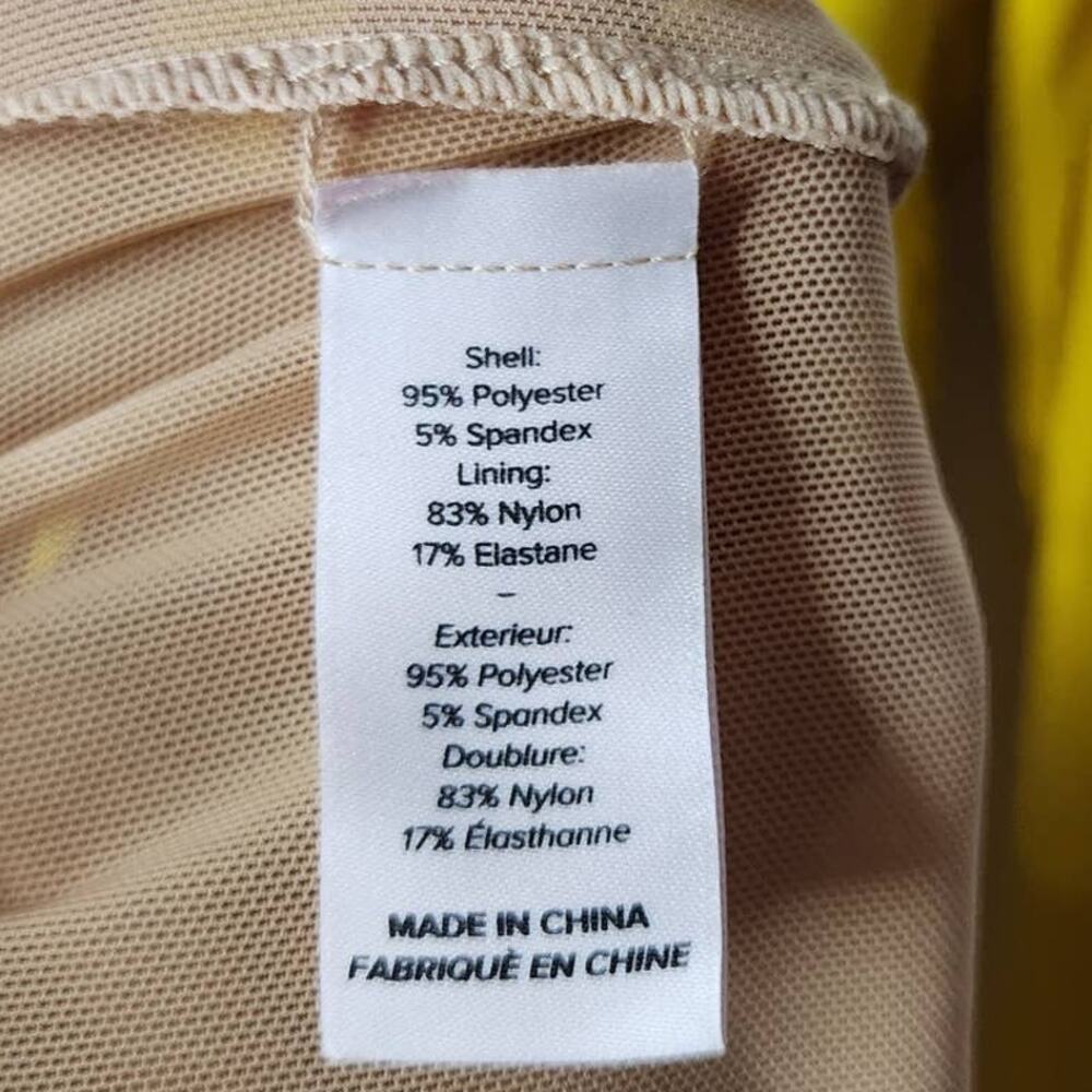 Cinq a Sept Miah Dress in Pineapple Bright Yellow Long Sleeve - Picture 9 of 10